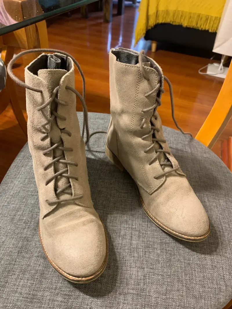 Botines de gamuza - 1