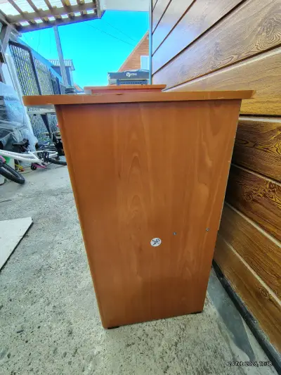 Escritorio de madera compacto computador - miniatura 3
