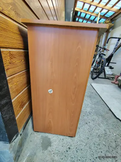 Escritorio de madera compacto computador - miniatura 4