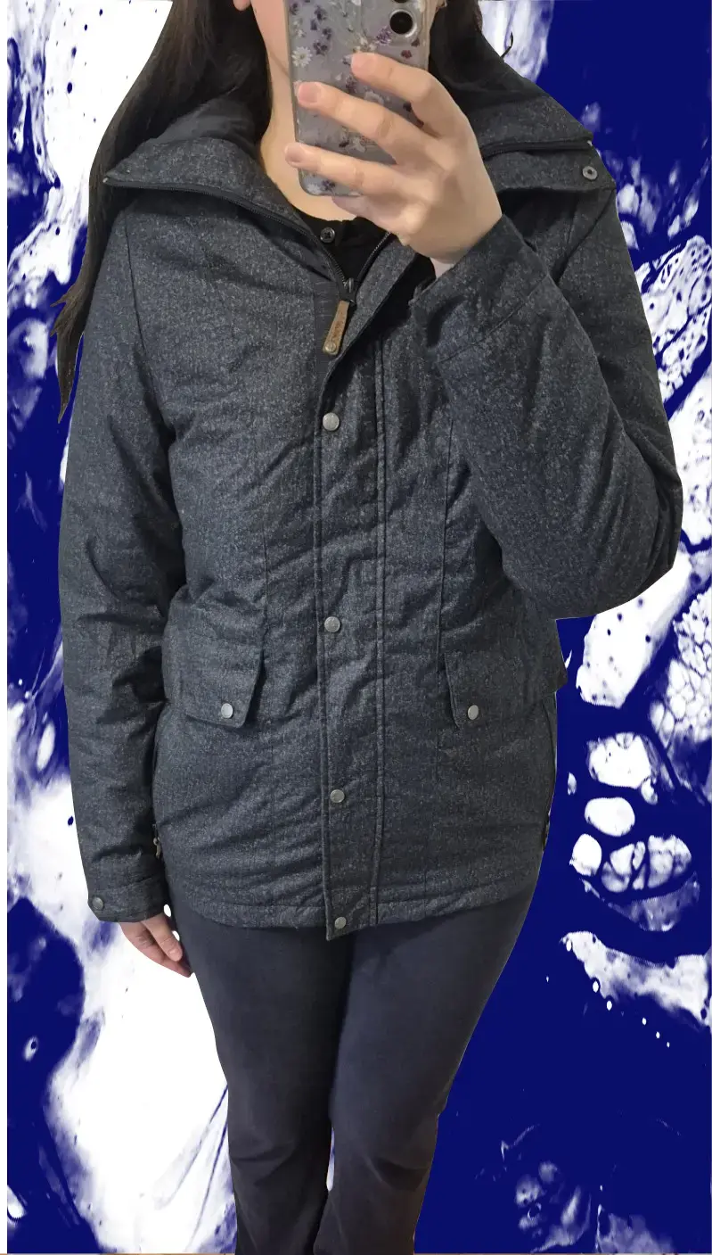 Parka gris con capucha (NUEVA) - 2