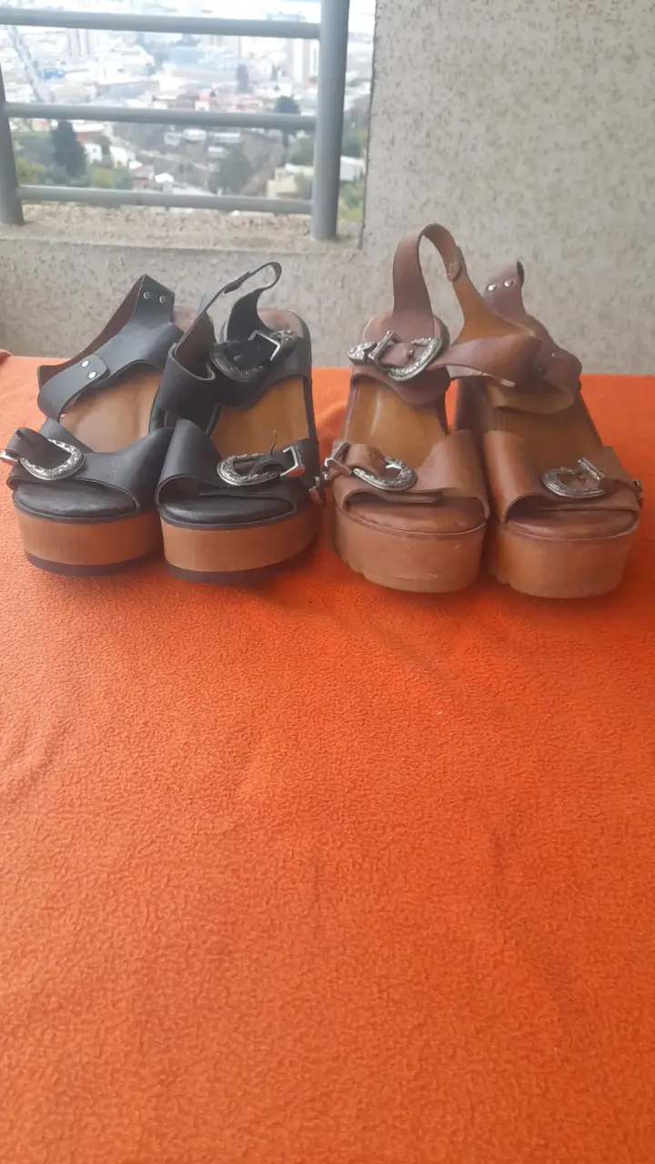 Sandalias de cuero ZAPA con plataforma - 2