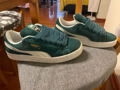 Zapatillas verdes Puma clásicas - miniatura 2