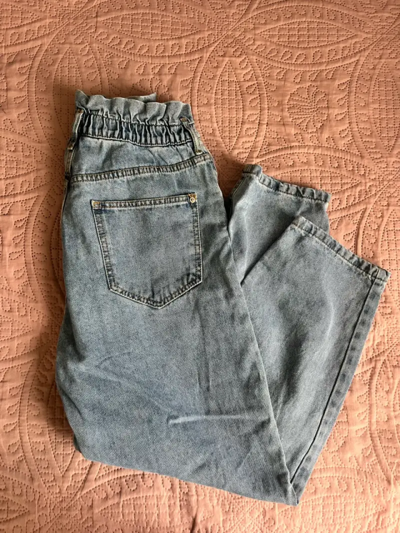 Jeans de mezclilla azul claro - 2