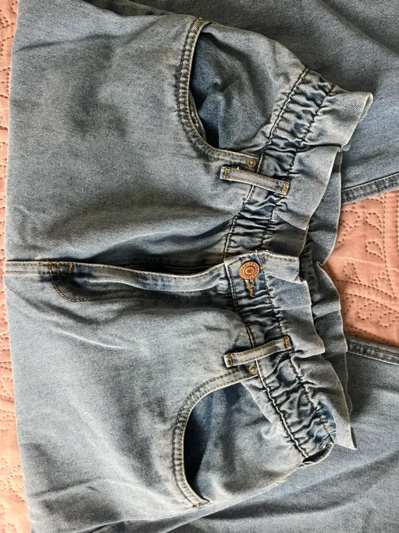 Jeans de mezclilla azul claro - 3