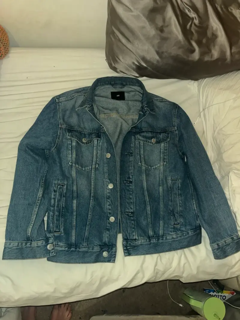 Chaqueta de mezclilla azul - 1