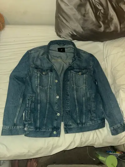 Chaqueta de mezclilla azul - miniatura 1