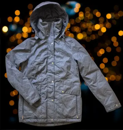 Parka gris con capucha (NUEVA) - miniatura 3