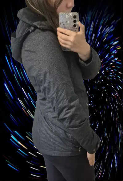 Parka gris con capucha (NUEVA) - miniatura 4