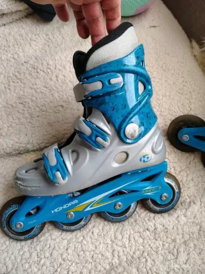 Patines en línea azules - miniatura 3