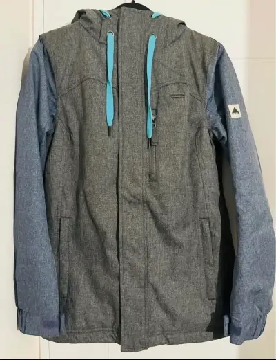 Parka gris con capucha - miniatura 1