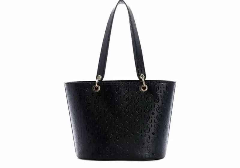 Cartera negra Guess con logotipo - 2