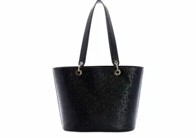 Cartera negra Guess con logotipo - miniatura 2