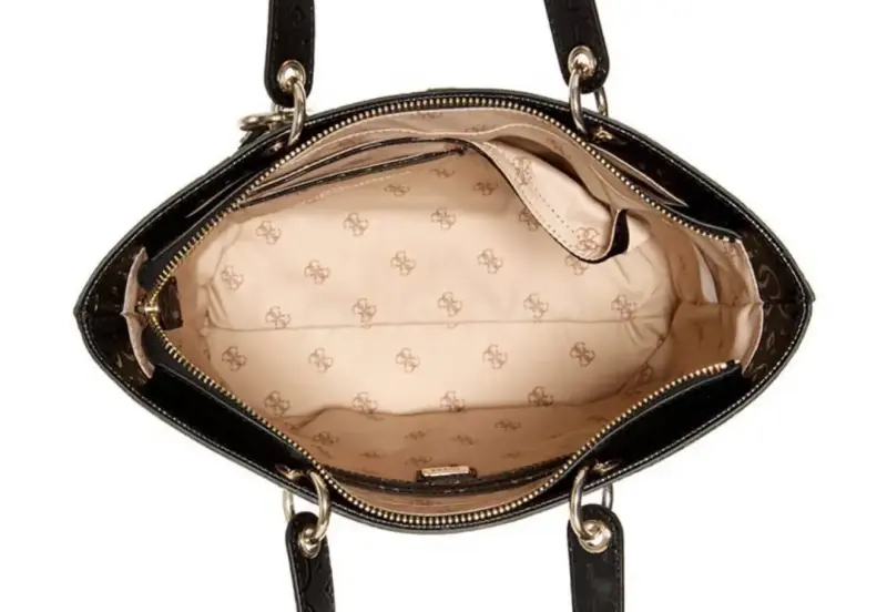 Cartera negra Guess con logotipo - 3