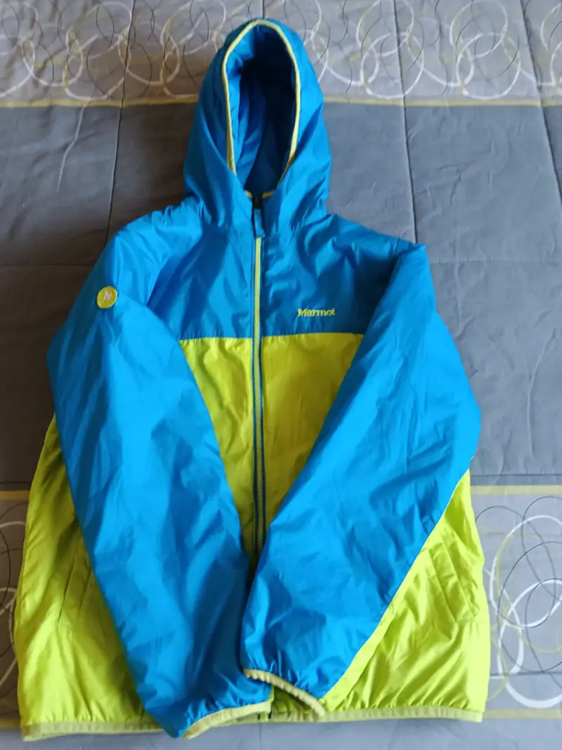 Chaqueta azul Marmot reversible talla m - 3