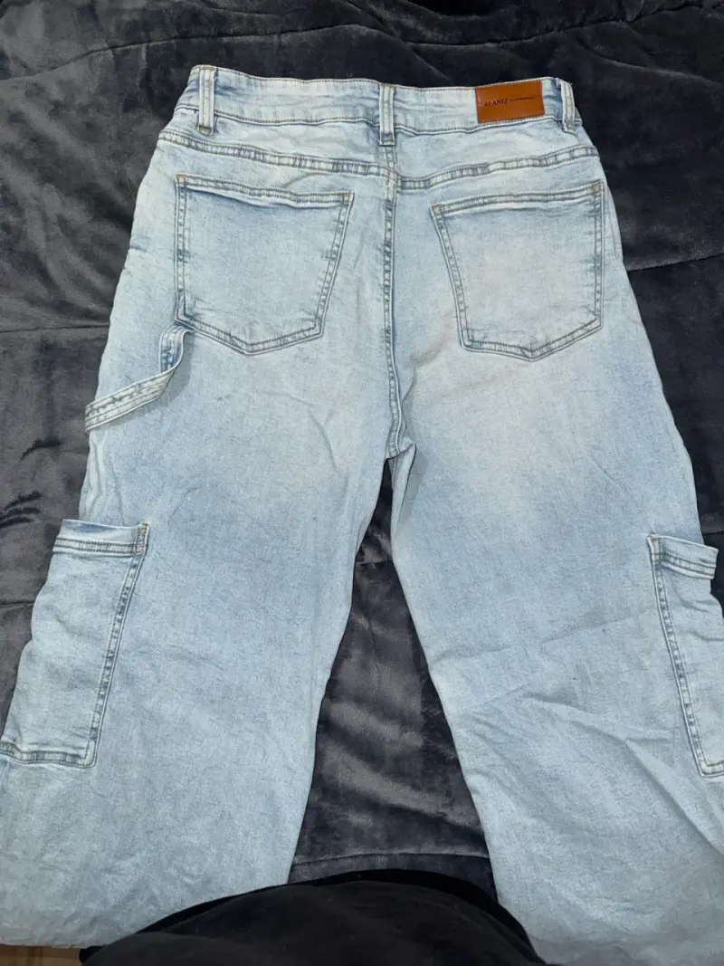 Jeans cargo azul claro - 2