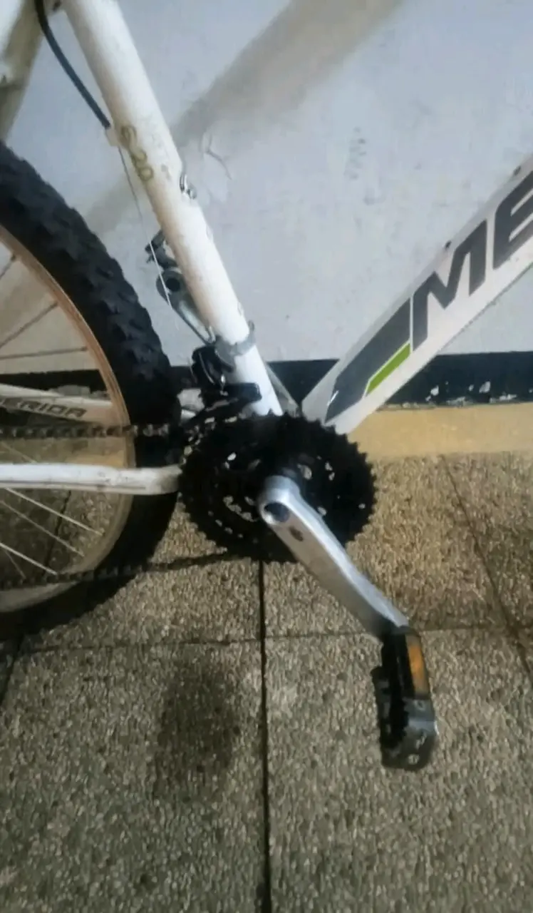 Bicicleta Merida MTB blanca - 3