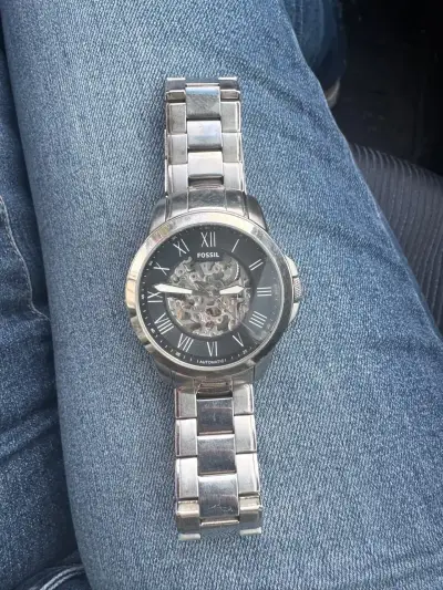 Reloj Fossil automático plateado - miniatura 1