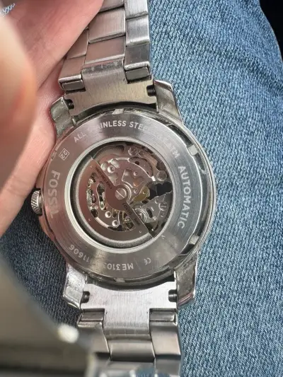 Reloj Fossil automático plateado - miniatura 4