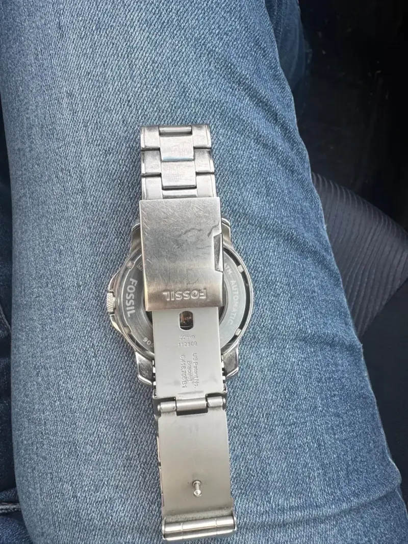 Reloj Fossil automático plateado - 5