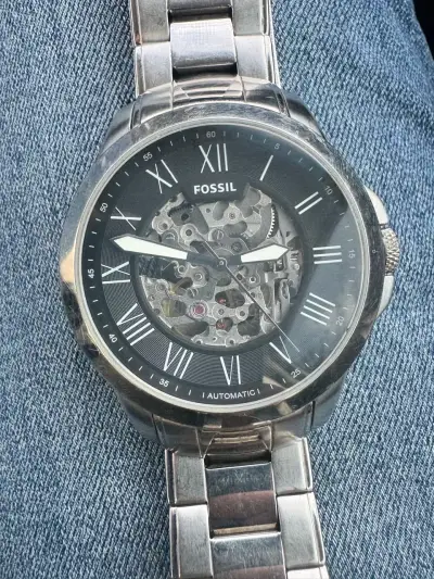 Reloj Fossil automático plateado - miniatura 6