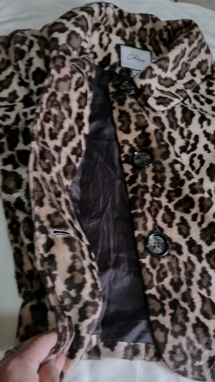 Abrigo estampado leopardo - 3