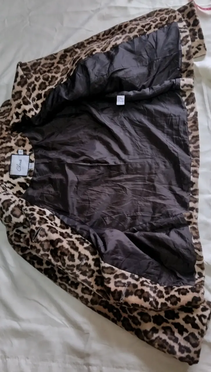 Abrigo estampado leopardo - 5