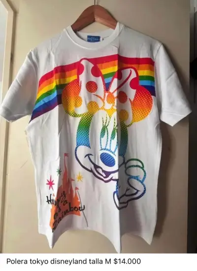 Polera Minnie Mouse arcoíris (tokyo disney) - miniatura 1