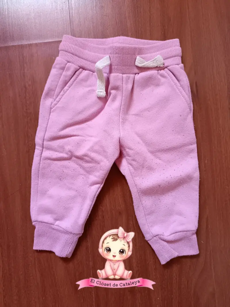 Pantalones rosados para bebé