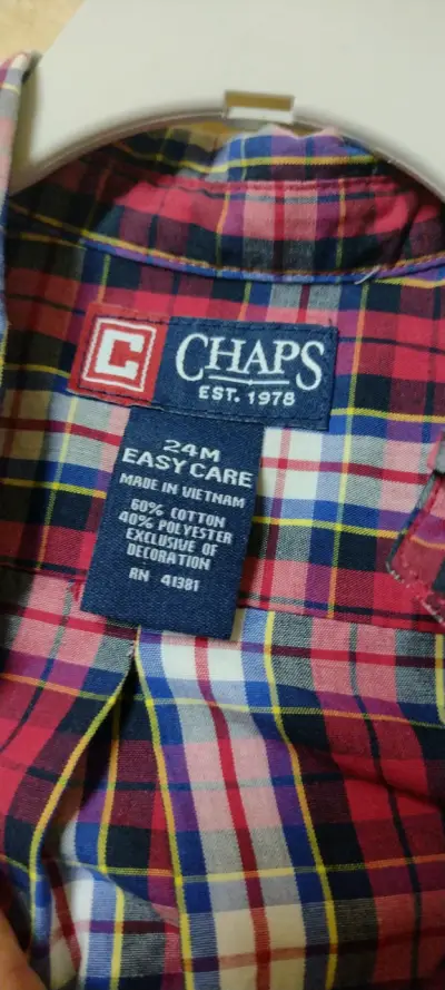 Camisa de cuadros roja - miniatura 2