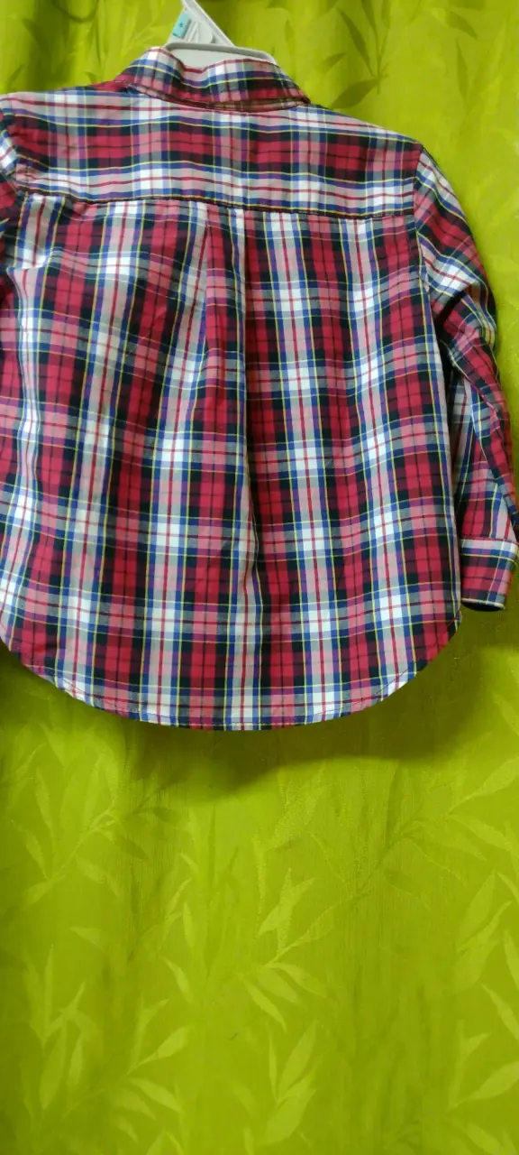 Camisa de cuadros roja - 4