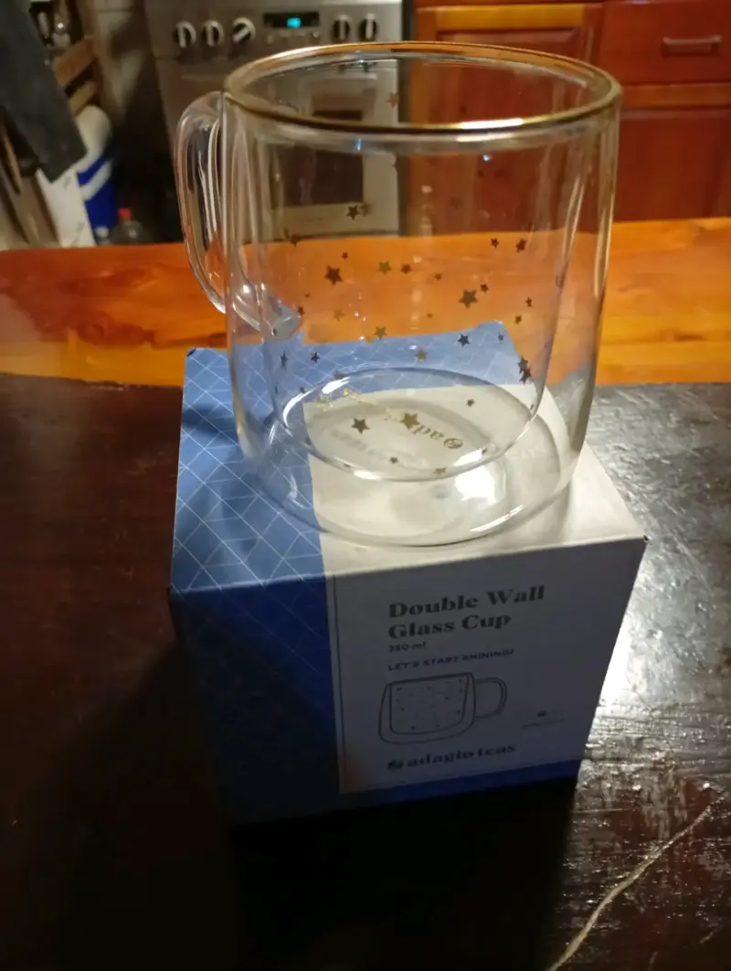 Taza de vidrio doble pared
