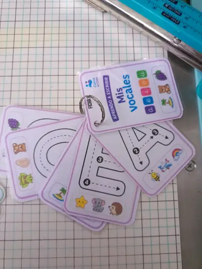 Llavero Educativo Vocales - miniatura 4