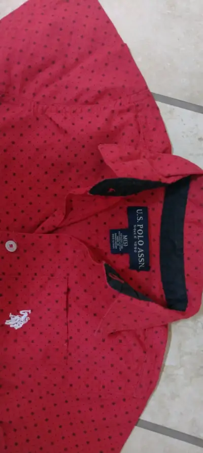 Camisa roja U.S. Polo Assn - miniatura 2