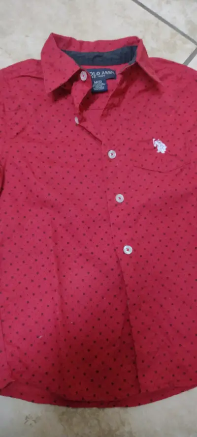Camisa roja U.S. Polo Assn - miniatura 3