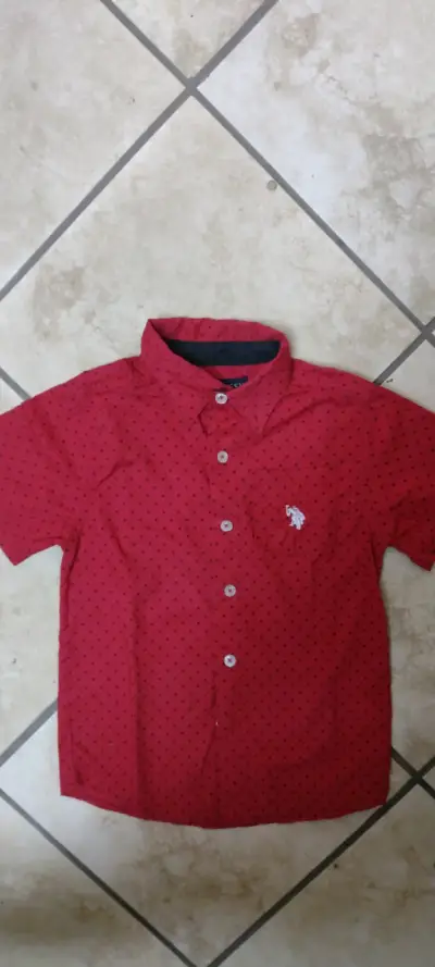Camisa roja U.S. Polo Assn - miniatura 4