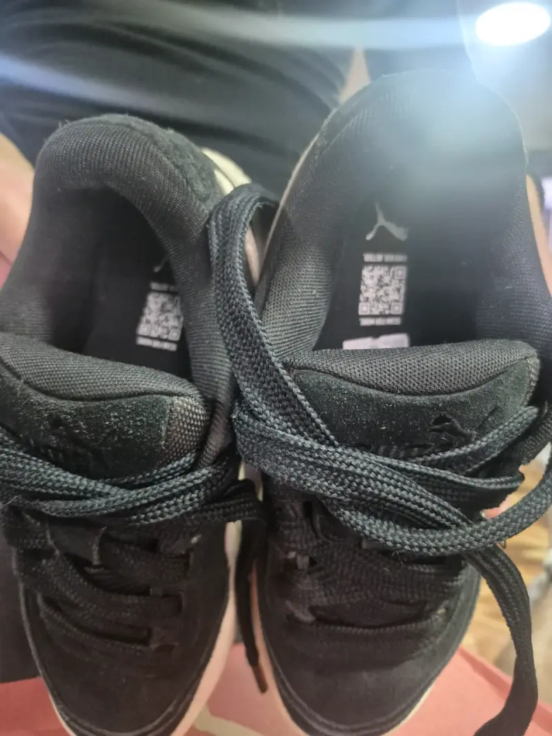 Zapatillas negras de cuero Puma - 2
