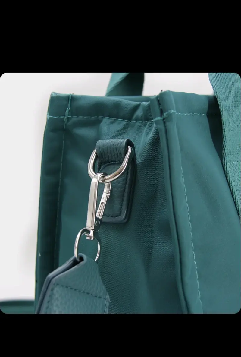 Bolso (roja o verde) con correa ajustable - 5