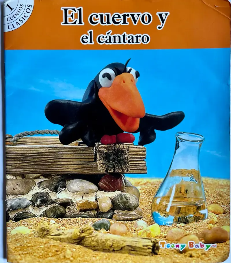 Libro infantil El cuervo y el cántaro - 1