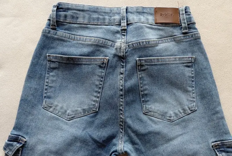 Jeans acampanados azul denim - 2