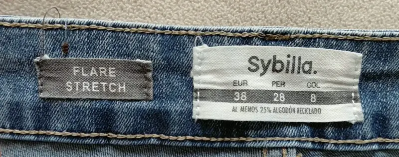 Jeans acampanados azul denim - 3