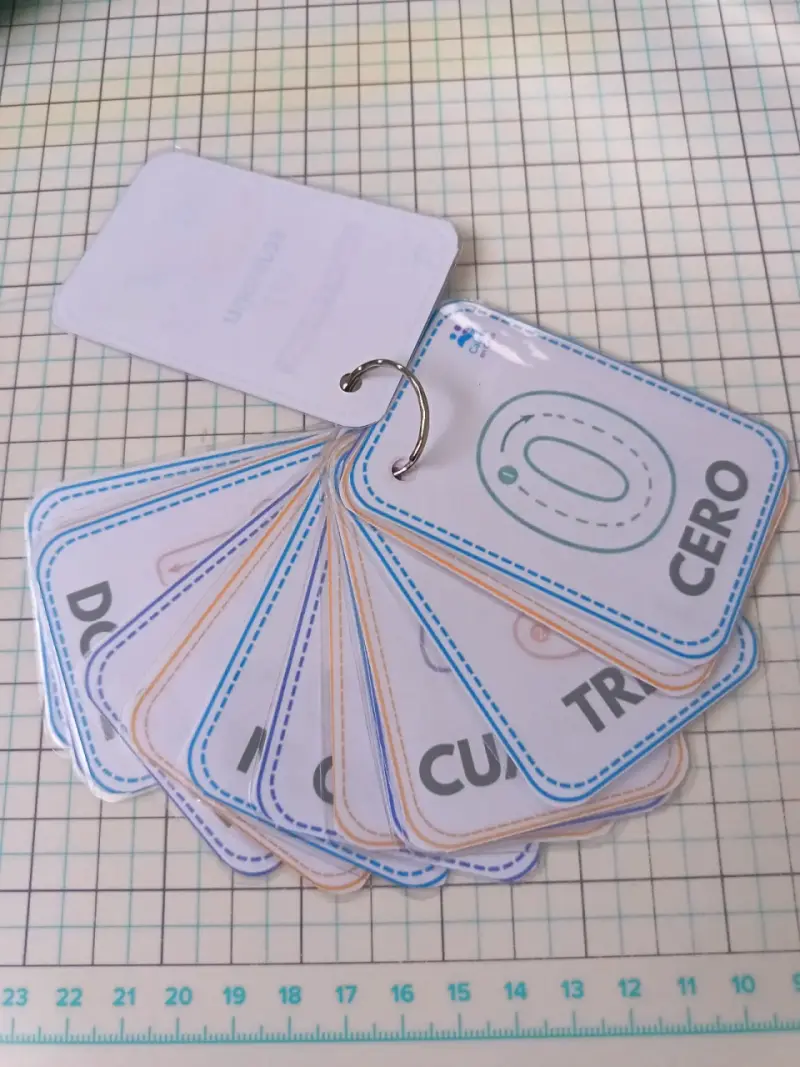 Tarjetas de números educativas - 1