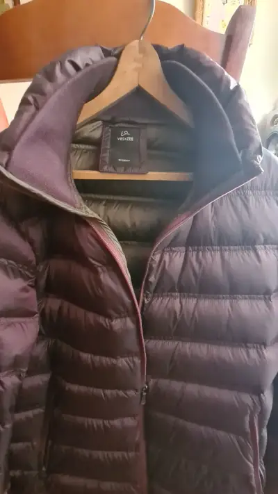 Parka acolchada morado oscuro - miniatura 3