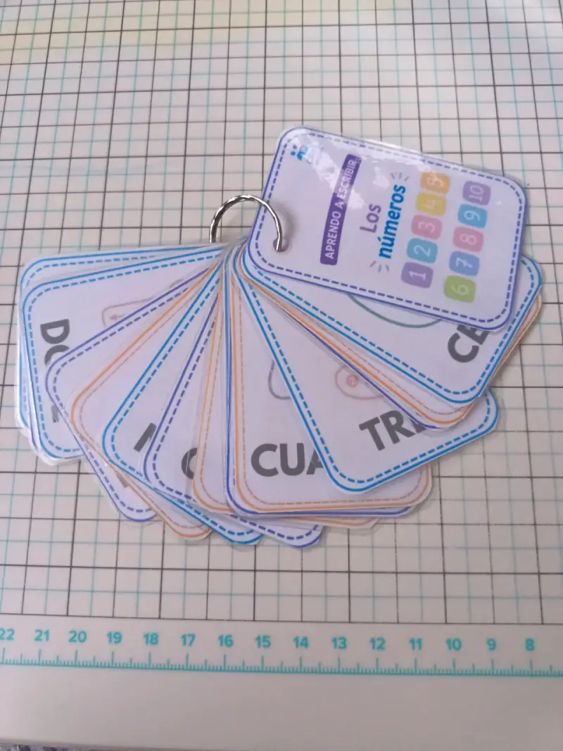 Tarjetas de números educativas - 3