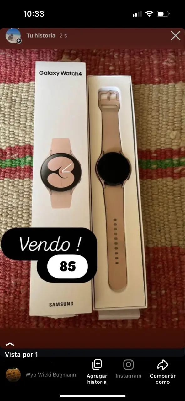 Samsung Galaxy Watch4 rosa