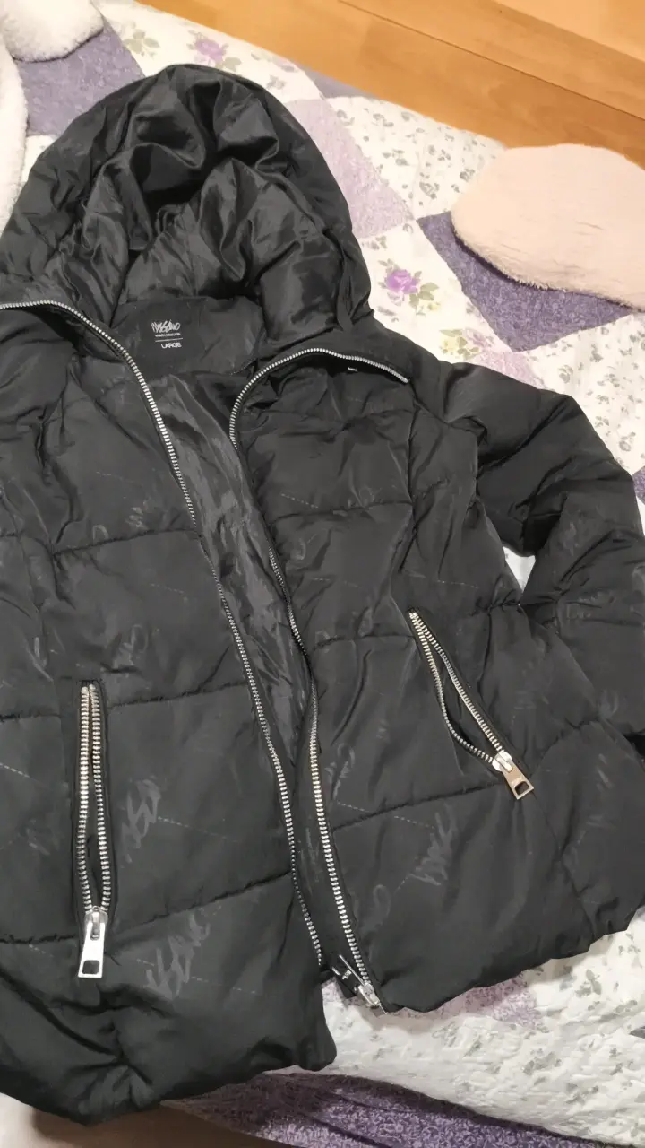 Chaqueta acolchada negra talla L mossimo nueva - 2