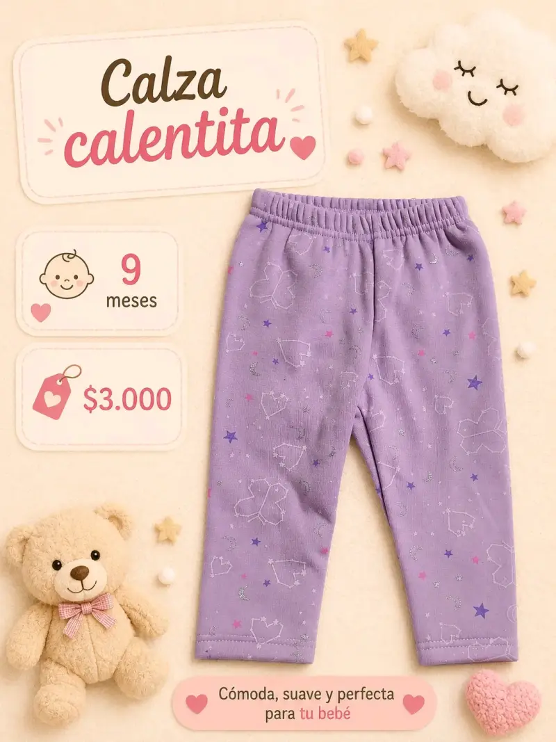 Calza calentita 9 meses - 1