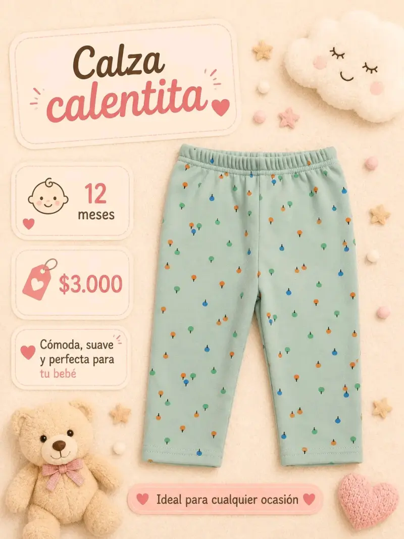 Calza calentita 9 meses - 2