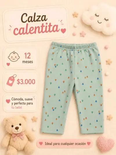 Calza calentita 9 meses - miniatura 2