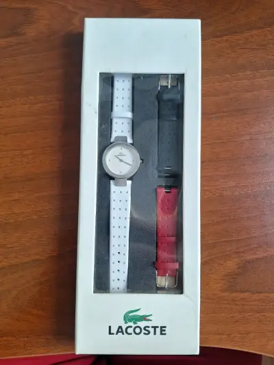 Reloj Lacoste blanco con correas - miniatura 1