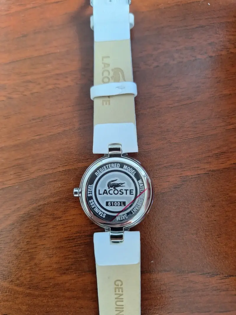 Reloj Lacoste blanco con correas - 3